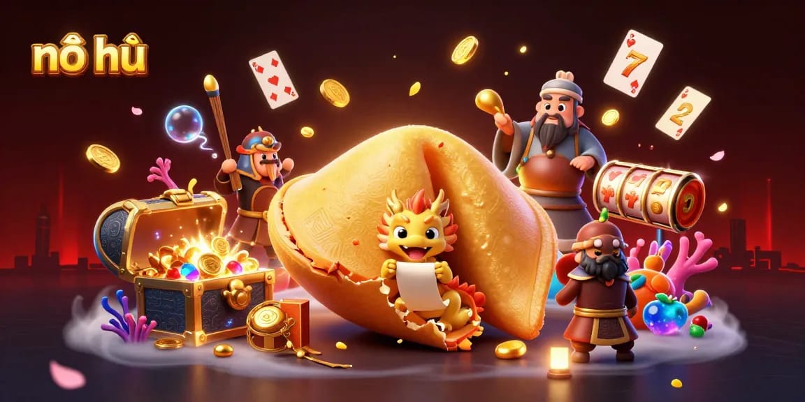 Spin the nổ hũ and unlock bonuses with exciting slot reels and vibrant game elements.