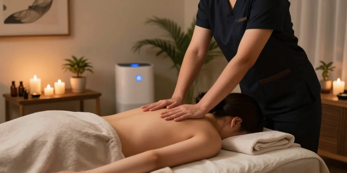 Experience 부평출장안마 in a tranquil massage therapy setting, showcasing a professional massage therapist providing a soothing treatment.