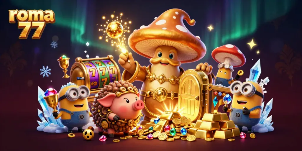Experience the thrill of roma 77 with enchanted characters in a vibrant online gaming scene.
