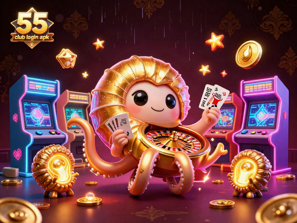 Play thrilling games with the 55 club login apk featuring interactive elements and a vibrant casino theme.